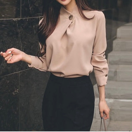 シフォンシャツ