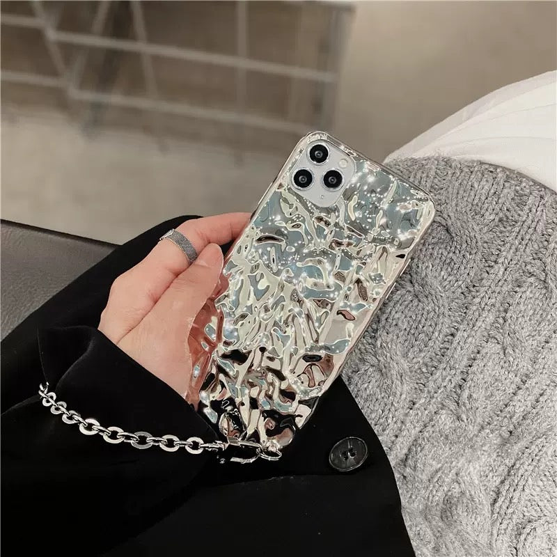 チェーンメタルiPhoneケース