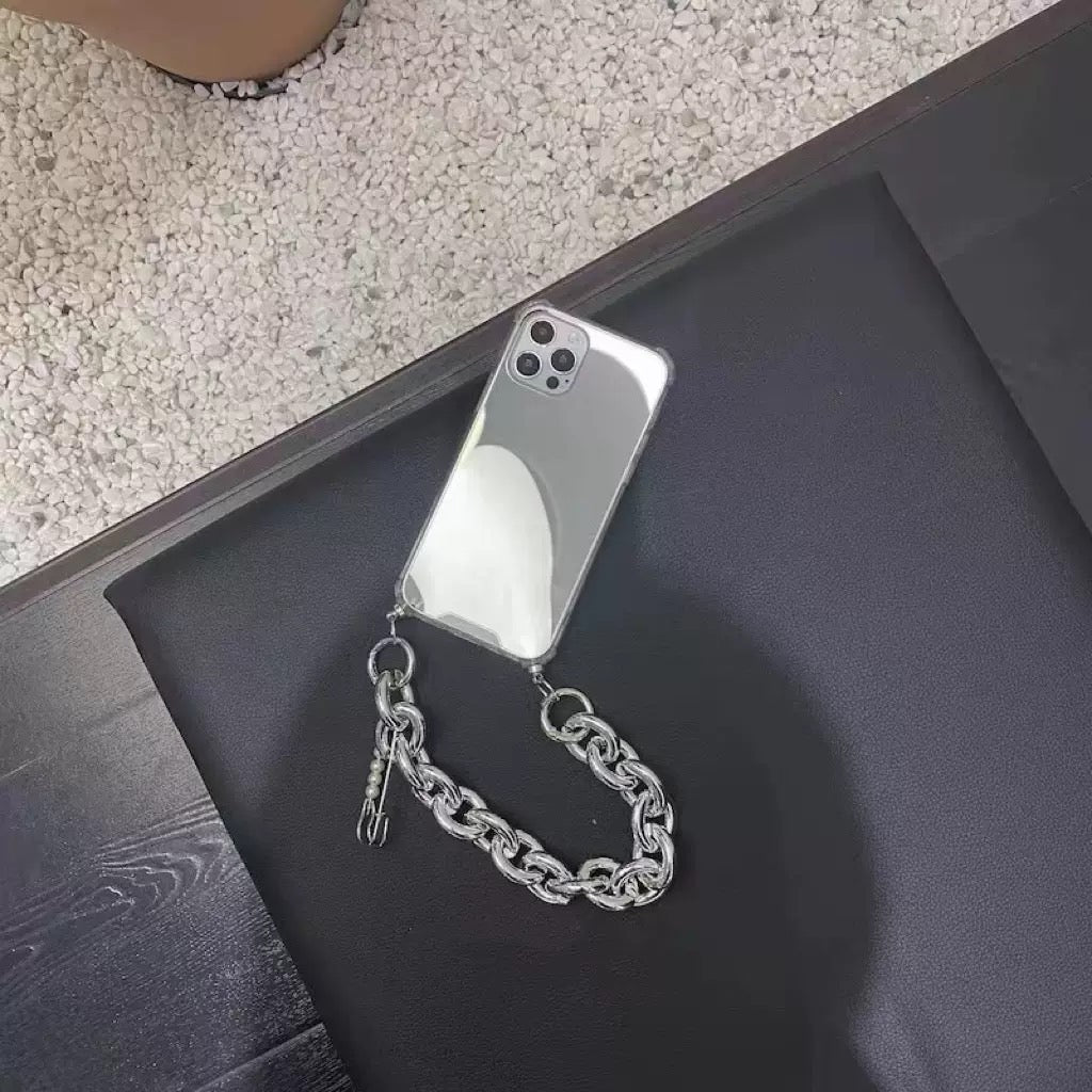 チェーンミラーiPhoneケース