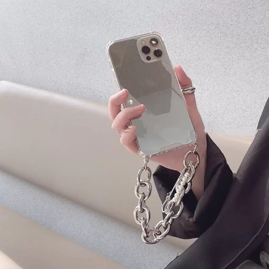 チェーンミラーiPhoneケース