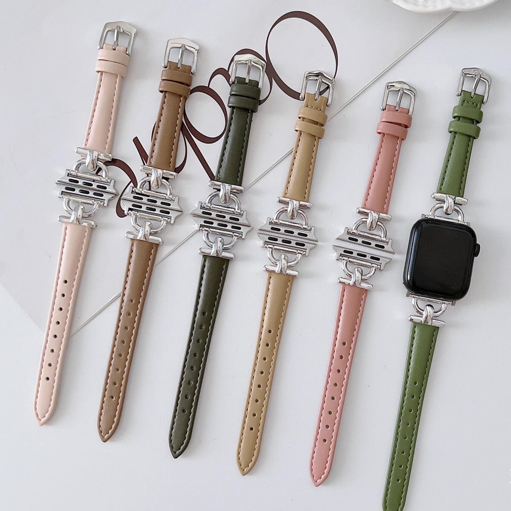 AppleWatchバックルレザーバンド