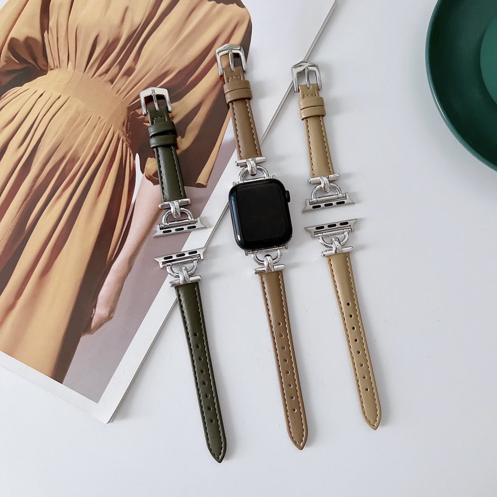 AppleWatchバックルレザーバンド