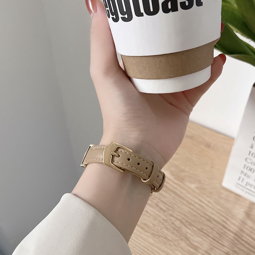 AppleWatchバックルレザーバンド