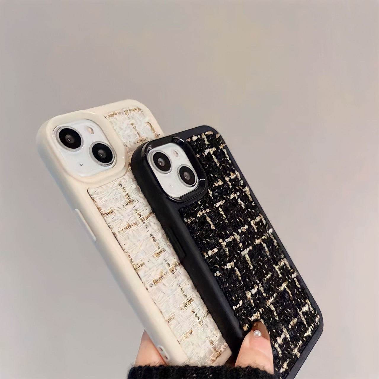 ツイードiPhoneケース