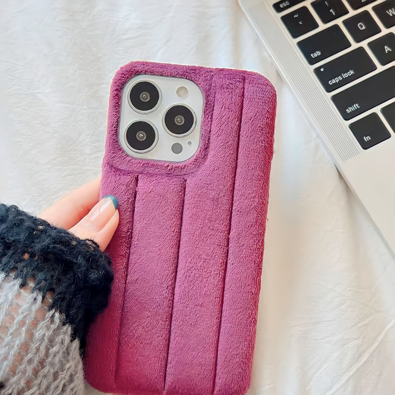 ふわもこiPhoneケース