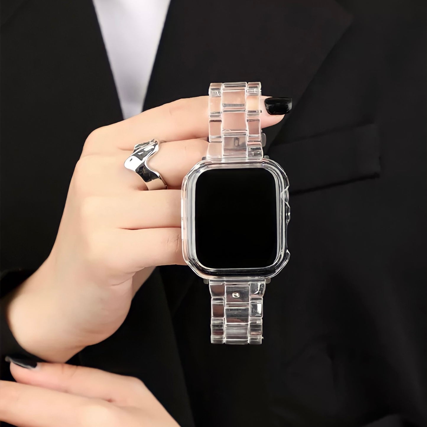 AppleWatchクリアバンド