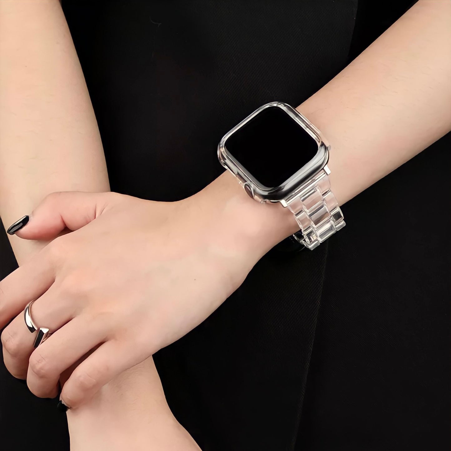 AppleWatchクリアバンド