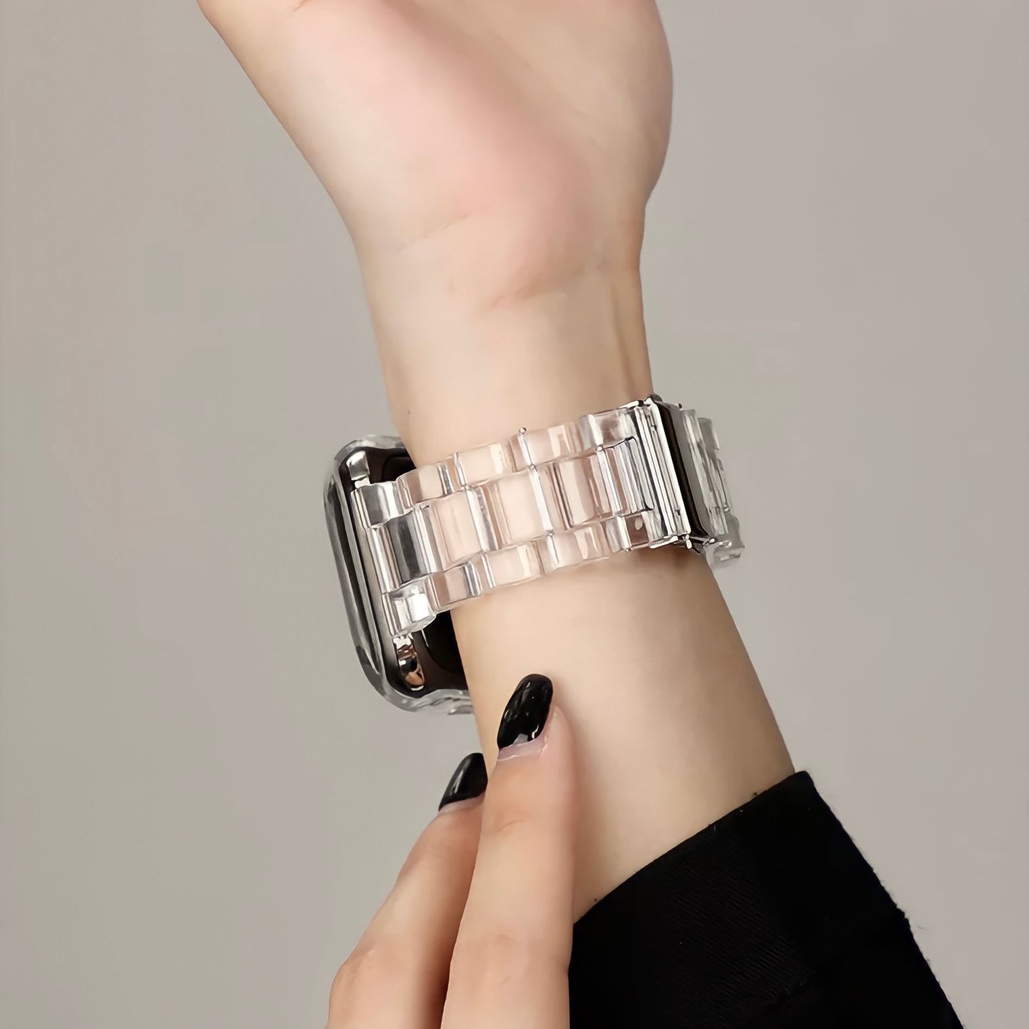 AppleWatchクリアバンド